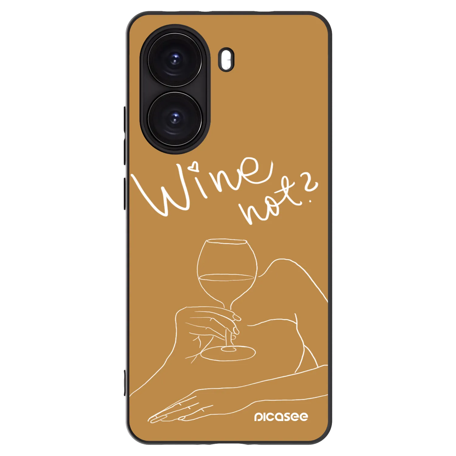 Picasee Xiaomi Poco X7 Pro 5G Hülle - Schwarzes Silikon - Wine not