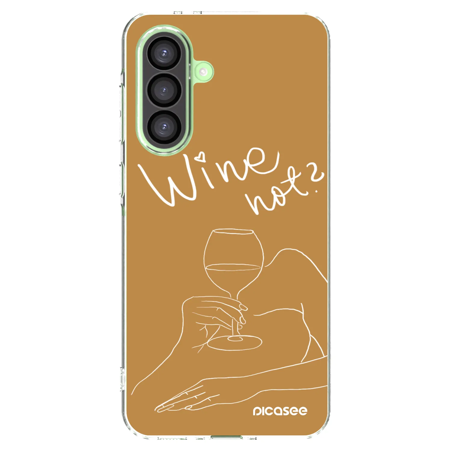 Picasee Samsung Galaxy A26 5G A266B Hülle - Transparentes Silikon - Wine not