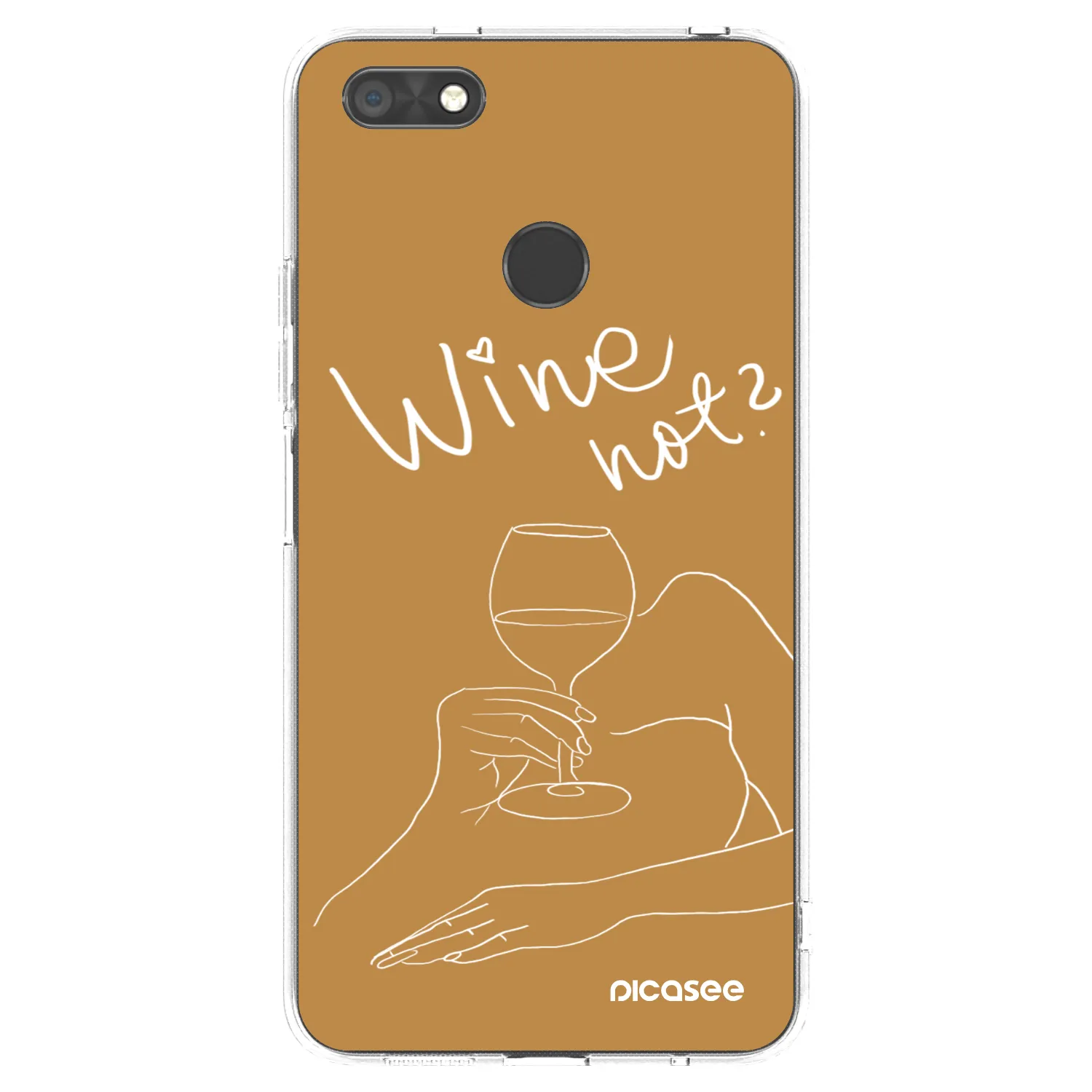 Picasee Huawei P9 Lite Mini Hülle - Transparentes Silikon - Wine not
