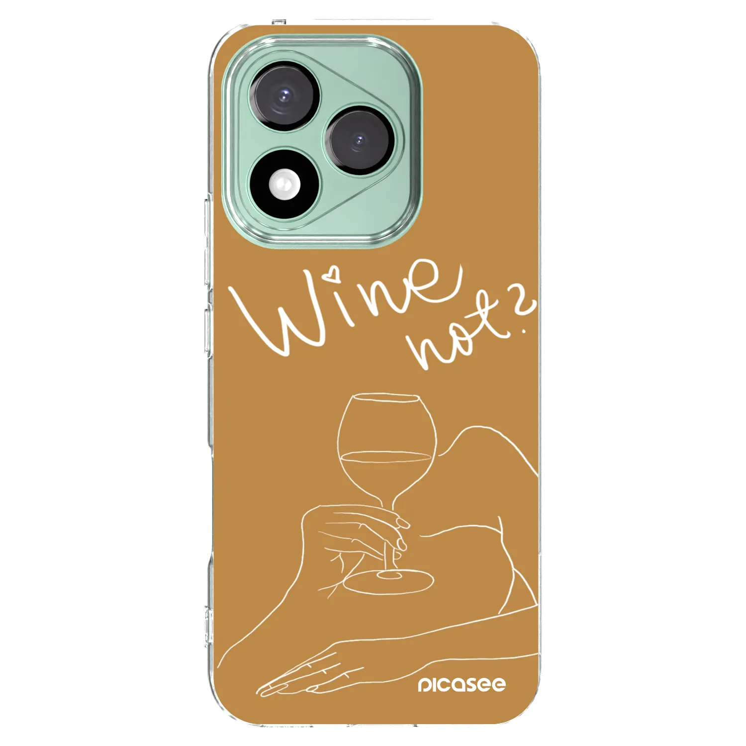 Picasee Honor 400 Lite 5G Hülle - Transparentes Silikon - Wine not