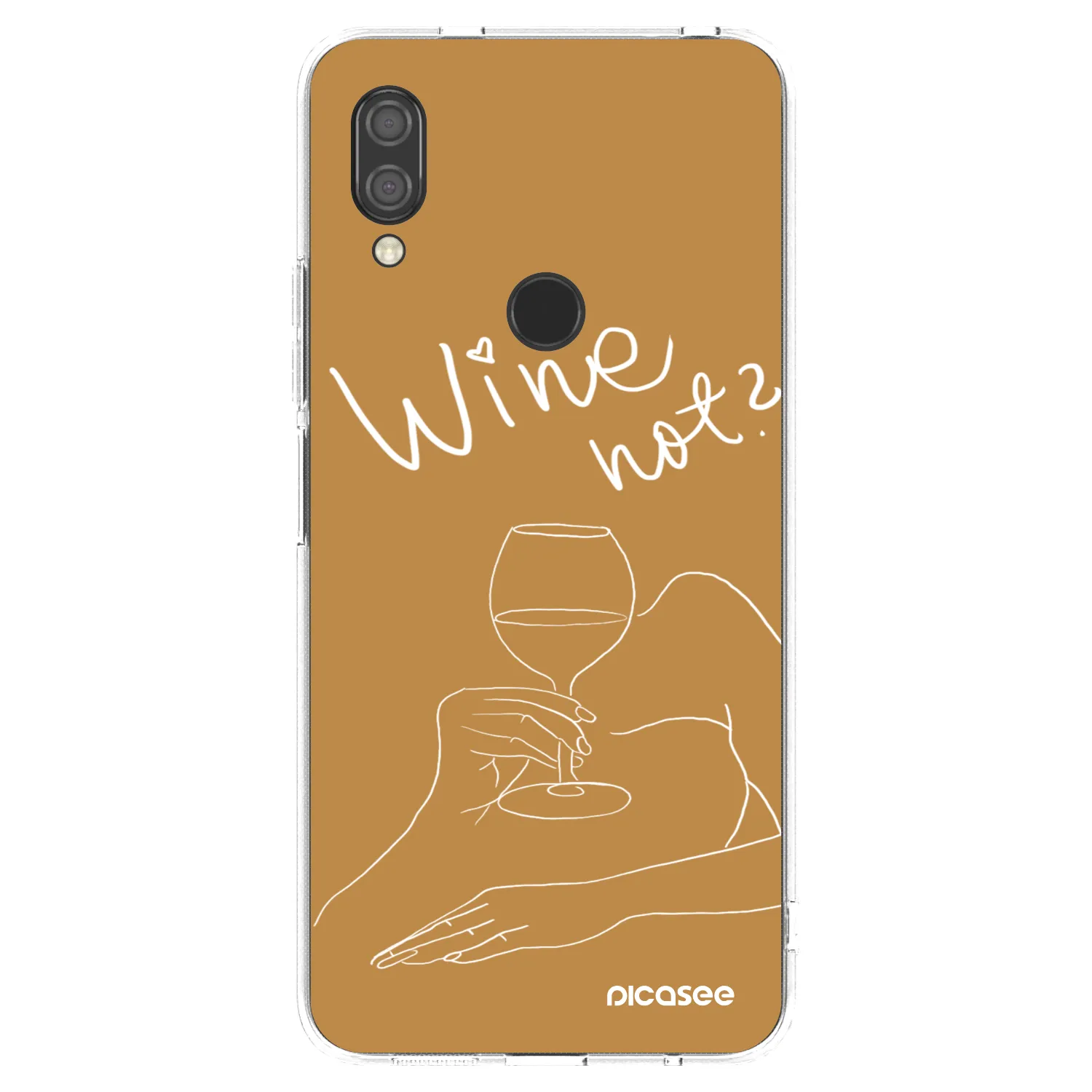 Picasee Xiaomi Redmi 7 Hülle - Transparentes Silikon - Wine not