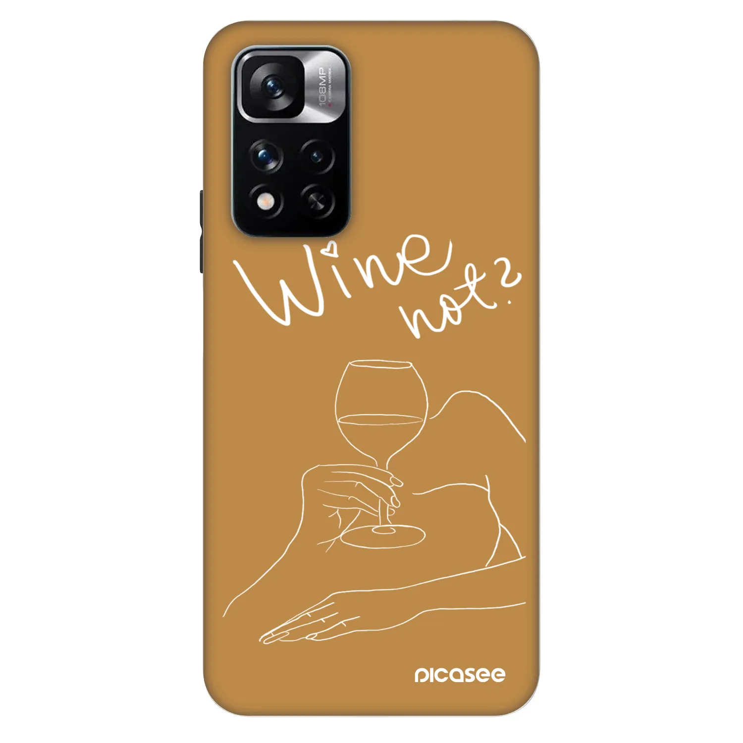 Picasee Fashion Case für Xiaomi Redmi Note 11 Pro - Wine not
