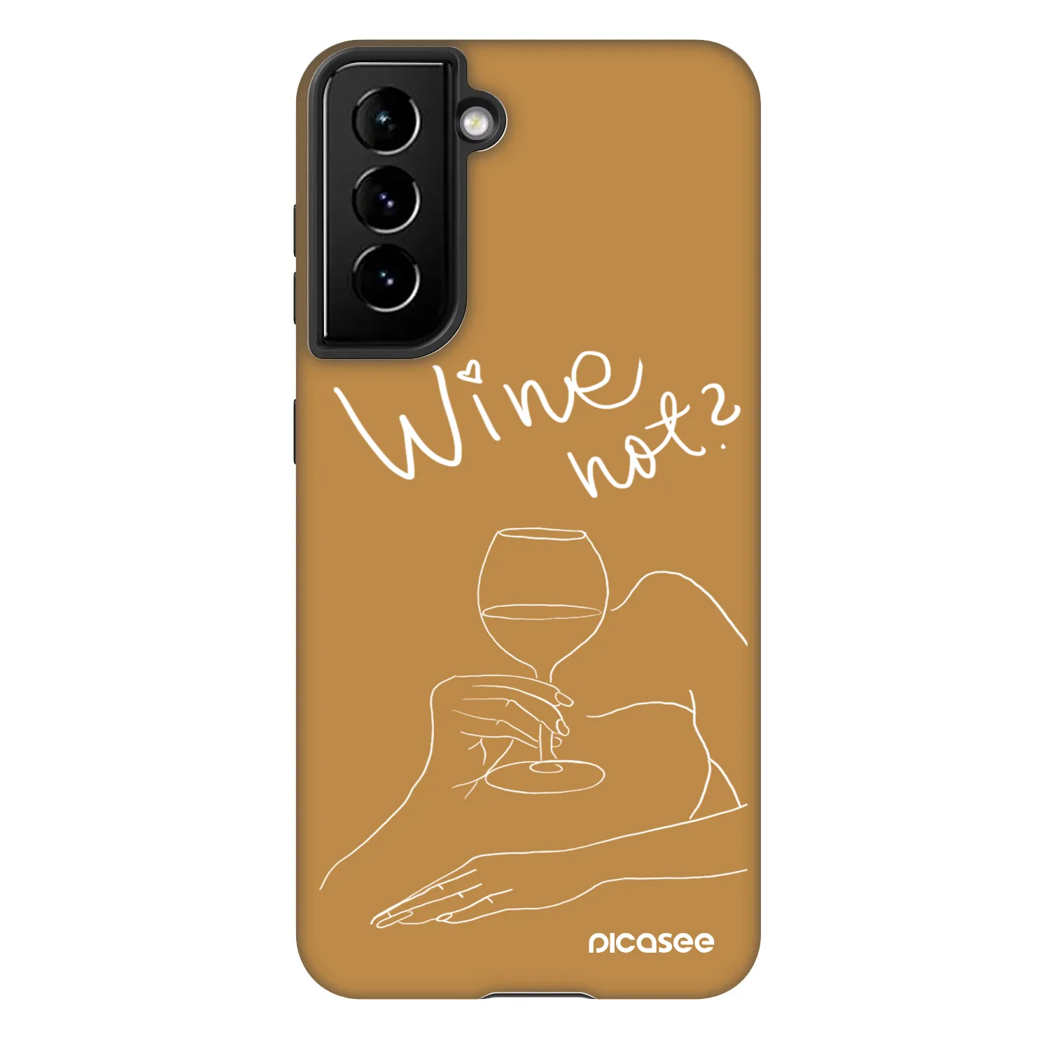 Picasee Fashion Case für Samsung Galaxy S22 5G - Wine not