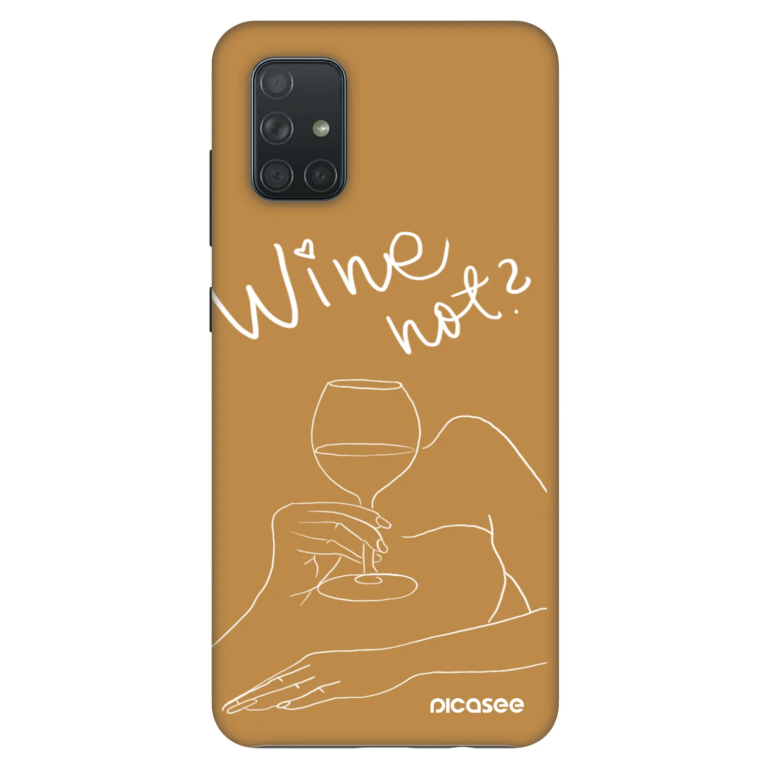 Picasee Fashion Case für Samsung Galaxy A71 A715F - Wine not