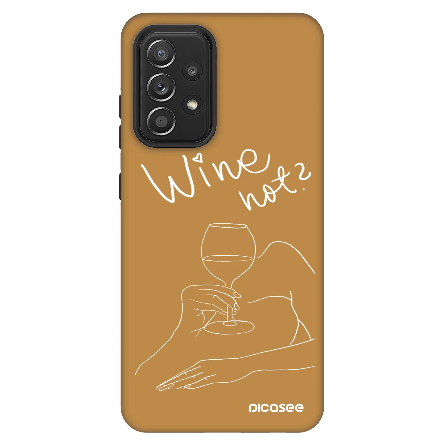 Picasee Fashion Case für Samsung Galaxy A52 5G A525F - Wine not