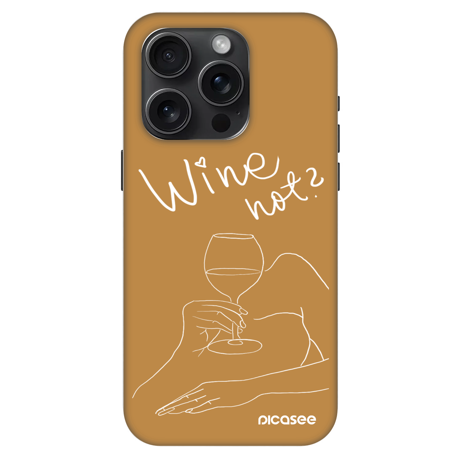 Picasee Fashion Case MagSafe für Apple iPhone 15 Pro - Wine not