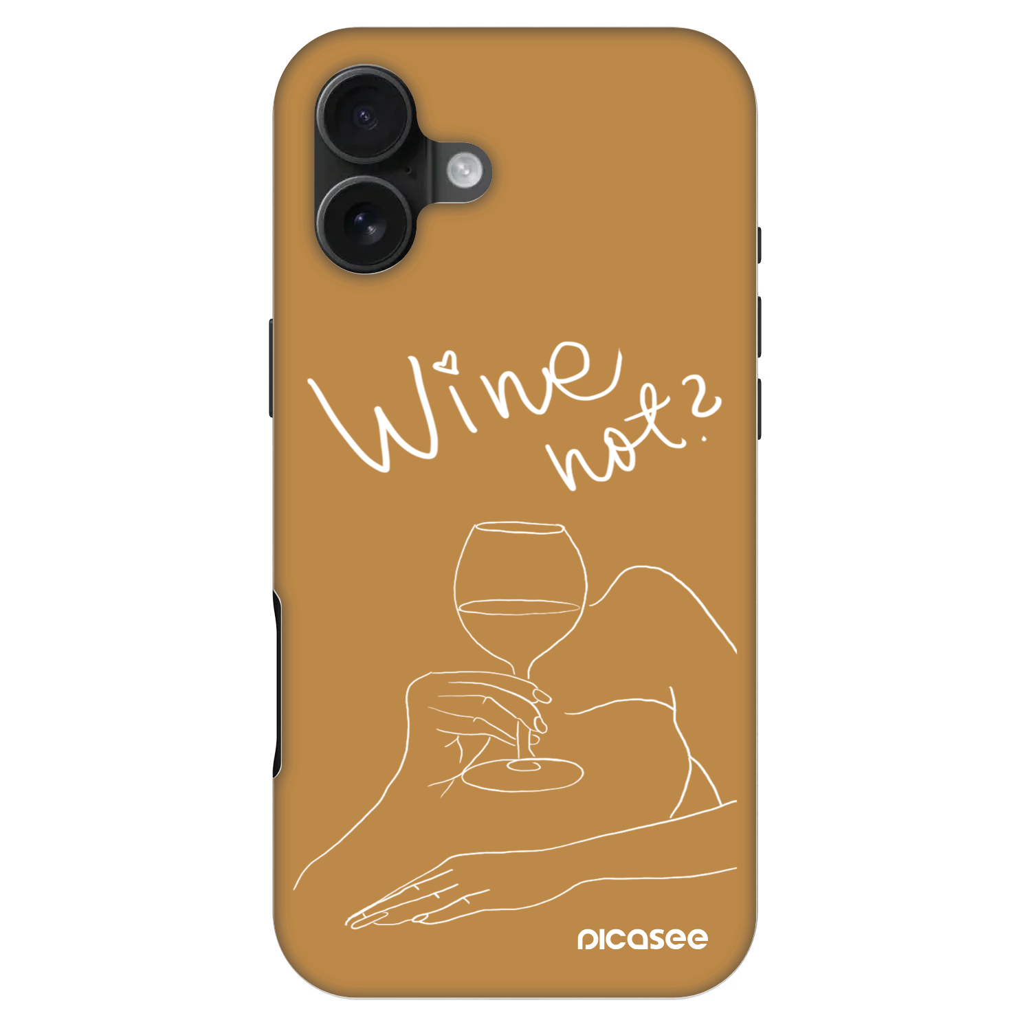Picasee Fashion Case MagSafe für Apple iPhone 16 Plus - Wine not