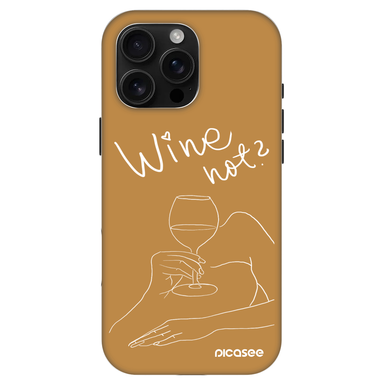 Picasee Fashion Case MagSafe für Apple iPhone 16 Pro Max - Wine not