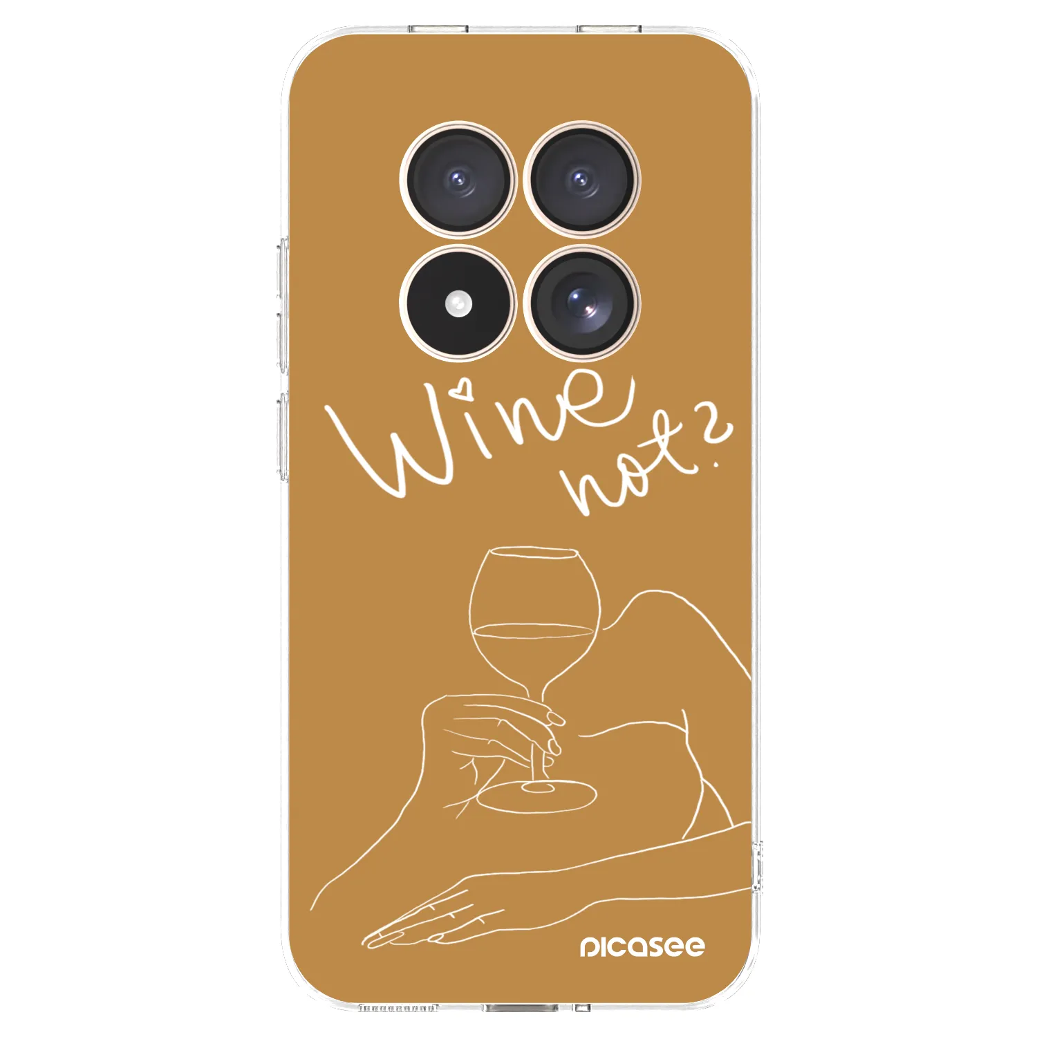 Picasee Xiaomi Redmi Note 15 Pro 4G Hülle - Transparentes Silikon - Wine not