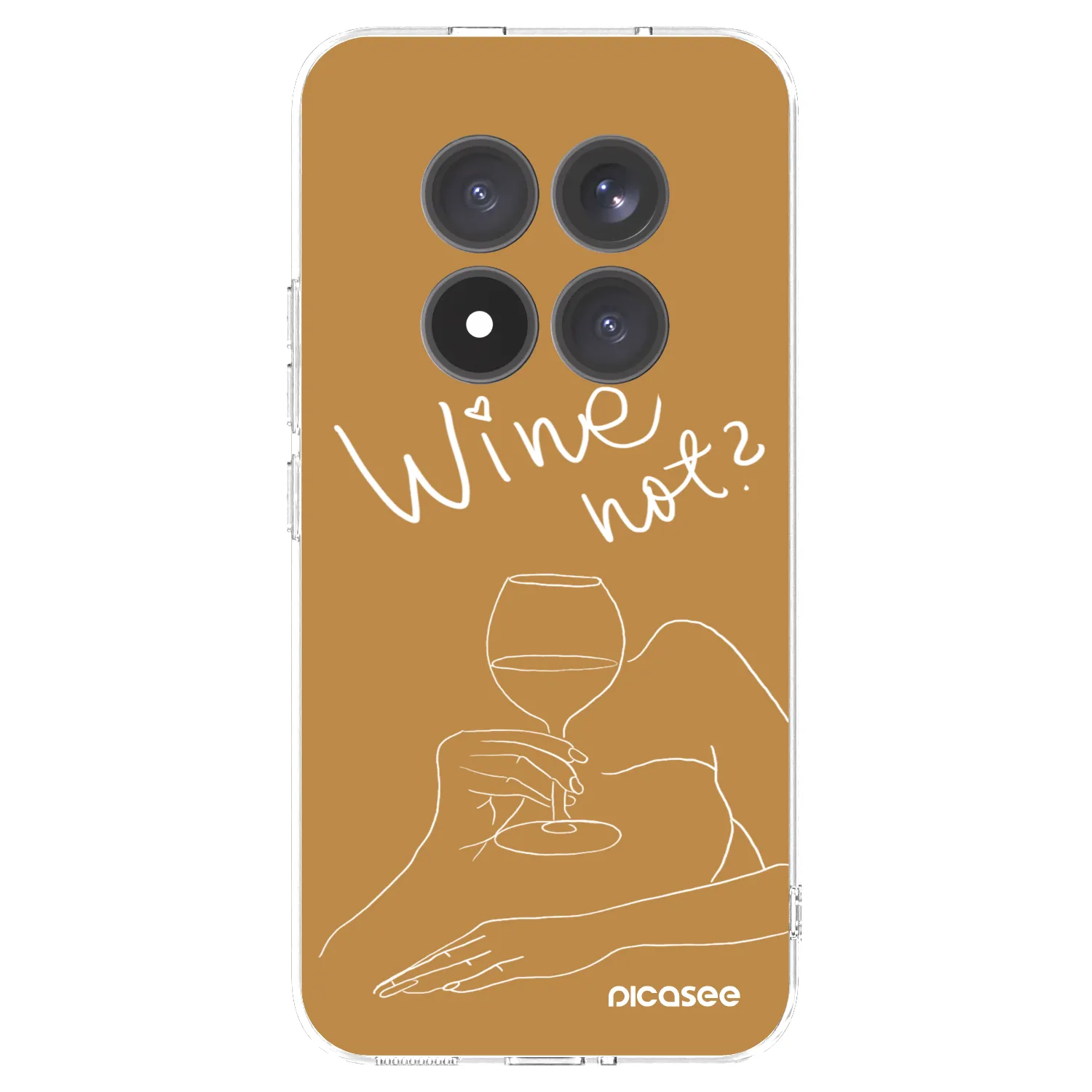 Picasee Xiaomi Redmi Note 15 Pro+ Hülle - Transparentes Silikon - Wine not