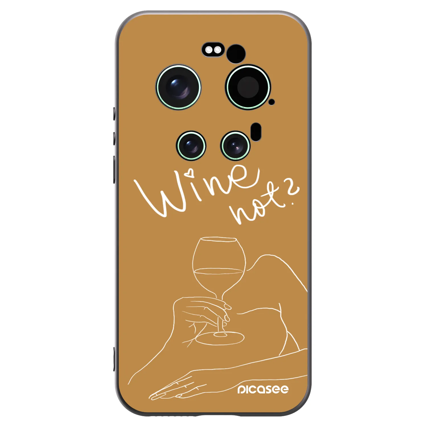 Picasee Xiaomi 17 Ultra Hülle - Schwarzes Silikon - Wine not