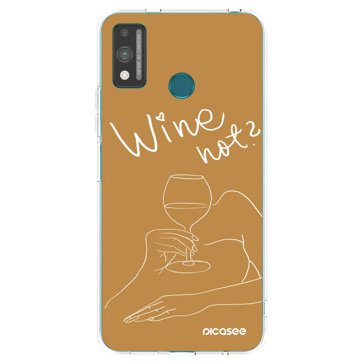Picasee Honor 9X Lite Hülle - Transparentes Silikon - Wine not