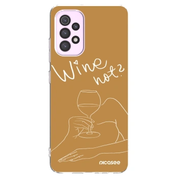 Picasee Samsung Galaxy A32 5G A326B Hülle - Transparentes Silikon - Wine not