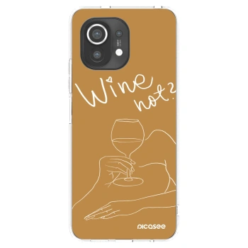 Picasee Xiaomi Mi 11 Hülle - Transparentes Silikon - Wine not