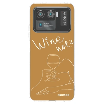 Picasee Xiaomi Mi 11 Ultra Hülle - Transparentes Silikon - Wine not