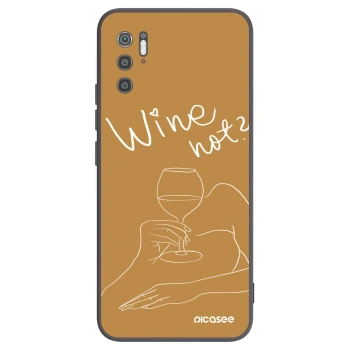 Picasee Xiaomi Poco M3 Pro 5G Hülle - Schwarzes Silikon - Wine not