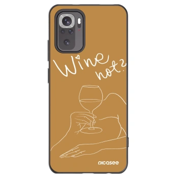 Picasee Xiaomi Redmi Note 11S 4G Hülle - Schwarzes Silikon - Wine not
