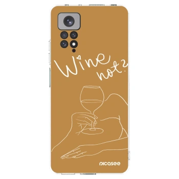 Picasee Xiaomi Redmi Note 11S 4G Hülle - Transparentes Silikon - Wine not