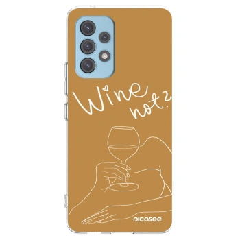 Picasee Samsung Galaxy A53 5G A536 Hülle - Transparentes Silikon - Wine not
