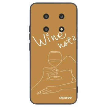Picasee Honor Magic4 Lite 5G Hülle - Schwarzes Silikon - Wine not