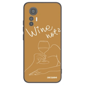 Picasee Xiaomi 12 Lite Hülle - Schwarzes Silikon - Wine not