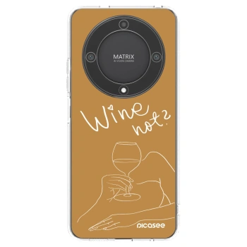 Picasee Honor Magic5 Lite 5G Hülle - Transparentes Silikon - Wine not