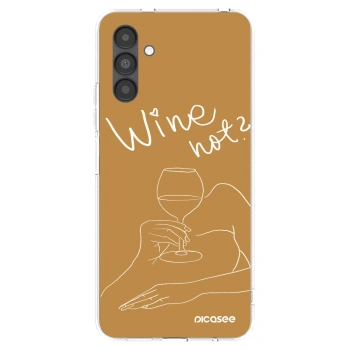 Picasee Samsung Galaxy A04s A047F Hülle - Transparentes Silikon - Wine not
