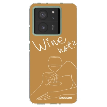 Picasee Xiaomi 13T Pro Hülle - Transparentes Silikon - Wine not