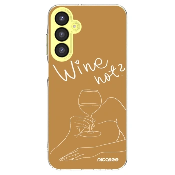 Picasee Samsung Galaxy A25 A256B 5G Hülle - Transparentes Silikon - Wine not