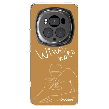 Picasee Honor Magic6 Pro Hülle - Transparentes Silikon - Wine not