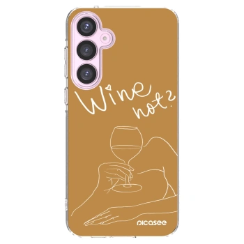 Picasee Samsung Galaxy A55 5G A556B Hülle - Transparentes Silikon - Wine not