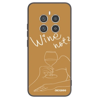 Picasee Realme 12 Pro 5G Hülle - Schwarzes Silikon - Wine not