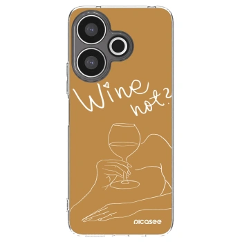 Picasee Xiaomi Redmi 13 4G Hülle - Transparentes Silikon - Wine not