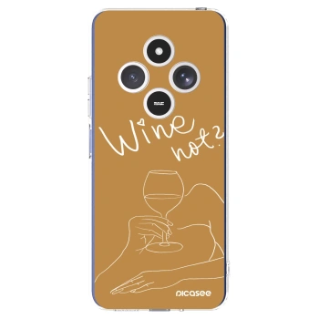Picasee Xiaomi Redmi 14C Hülle - Transparentes Silikon - Wine not