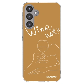 Picasee Samsung Galaxy A16 5G Hülle - Transparentes Silikon - Wine not