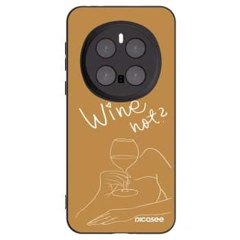 Picasee Honor Magic7 Pro 5G Hülle - Schwarzes Silikon - Wine not