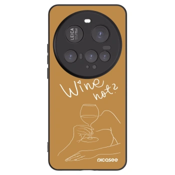 Picasee Xiaomi 15 Ultra Hülle - Schwarzes Silikon - Wine not