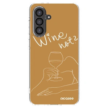 Picasee Samsung Galaxy A56 5G A566B Hülle - Transparentes Silikon - Wine not