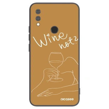 Picasee Xiaomi Redmi Note 7 Hülle - Schwarzes Silikon - Wine not