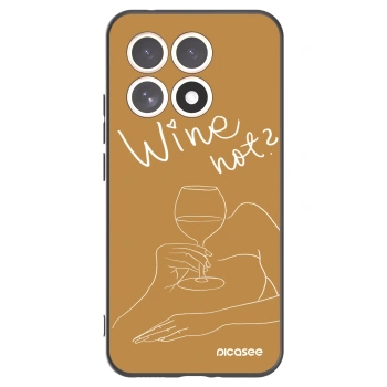 Picasee Xiaomi 15T Hülle - Schwarzes Silikon - Wine not
