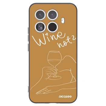 Picasee Xiaomi 15T Pro Hülle - Schwarzes Silikon - Wine not