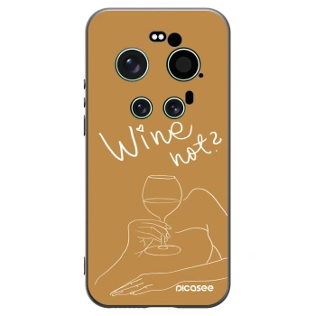 Picasee Xiaomi 17 Ultra Hülle - Schwarzes Silikon - Wine not
