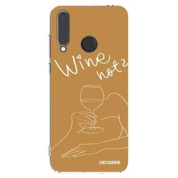 Picasee Honor 20 Lite Hülle - Transparentes Silikon - Wine not