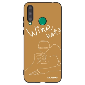Picasee Honor 20 Lite Hülle - Schwarzes Silikon - Wine not