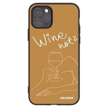 Picasee Apple iPhone 11 Pro Hülle - Schwarzes Silikon - Wine not