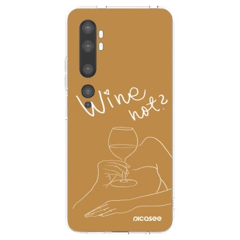 Picasee Xiaomi Mi Note 10 (Pro) Hülle - Transparentes Silikon - Wine not