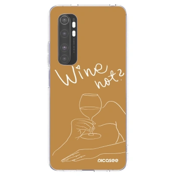 Picasee Xiaomi Mi Note 10 Lite Hülle - Transparentes Silikon - Wine not