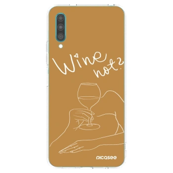 Picasee Samsung Galaxy A30s A307F Hülle - Transparentes Silikon - Wine not