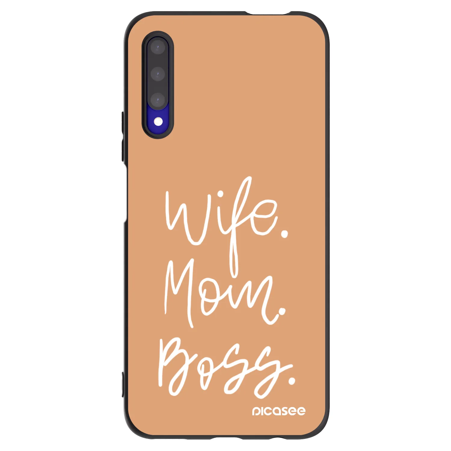 Picasee Honor 9X Pro Hülle - Schwarzes Silikon - Boss Mama