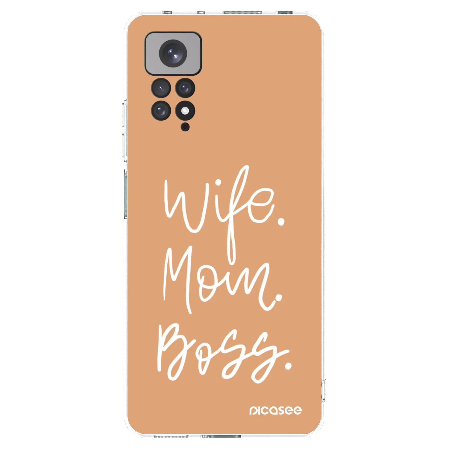 Picasee Xiaomi Redmi Note 11S 4G Hülle - Transparentes Silikon - Boss Mama